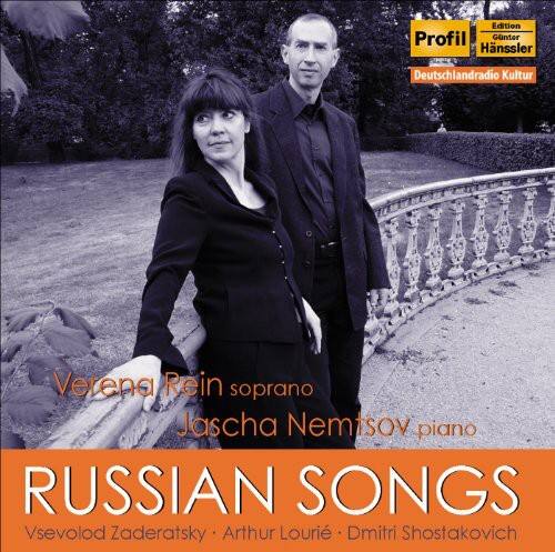 Edition Profil  
Günter Hänssler  
Deutschlandradio Kultur  

Verena Rein soprano  
Jascha Nemtsov piano  

RUSSIAN SONGS  
Vsevolod Zaderatsky • Arthur Louri • Dmitri Shostakovich