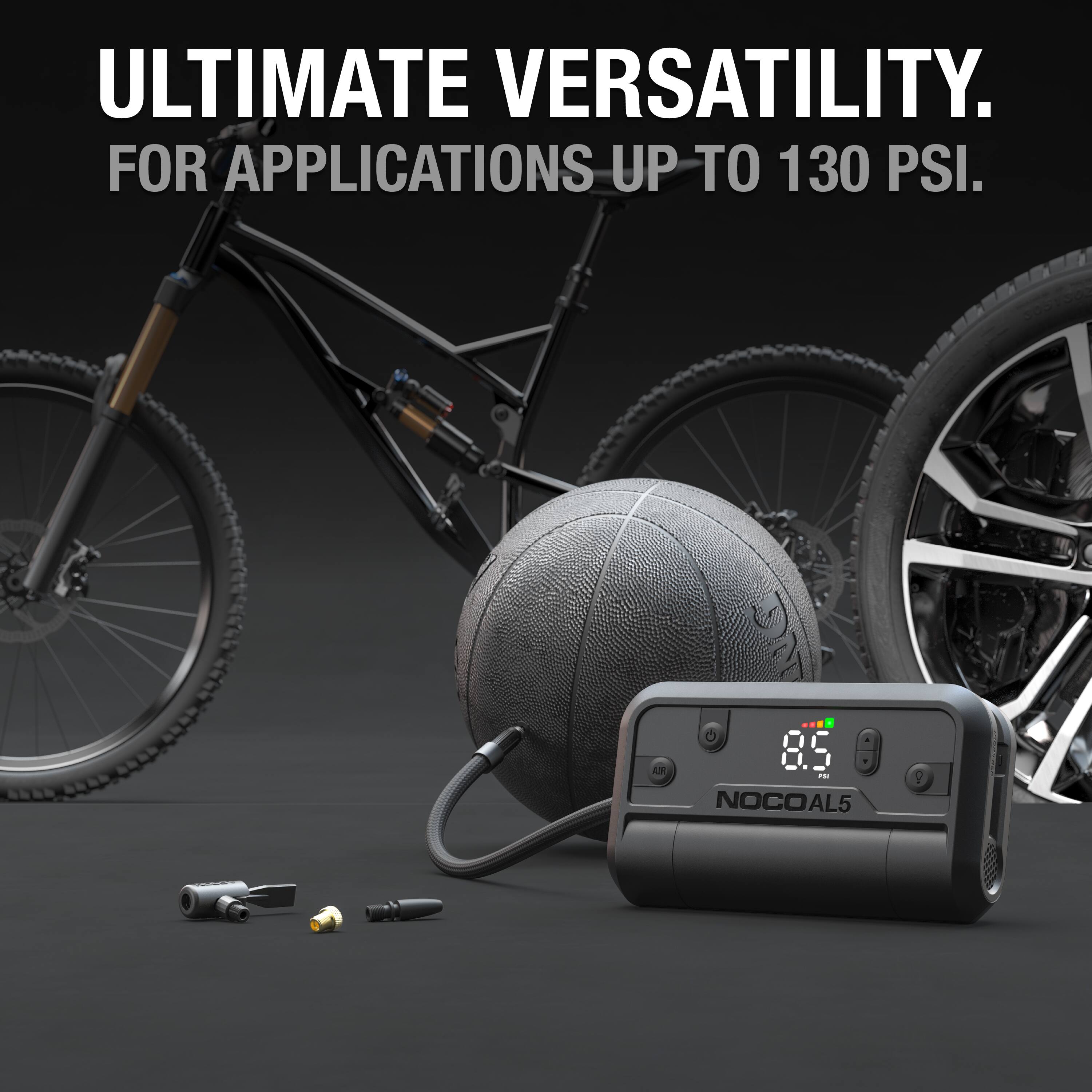 ULTIMATE VERSATILITY.  
FOR APPLICATIONS UP TO 130 PSI.  

8.5 - NOCOAL5