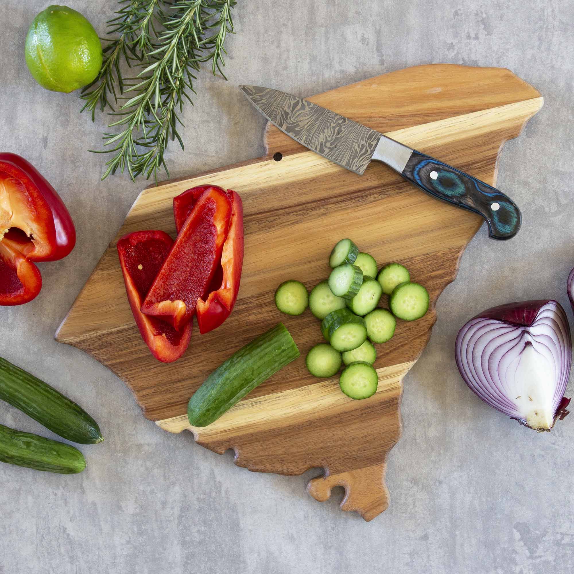 Back. Rock & Branch - Origins Series South Carolina Cutting Board.