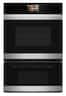 Sharp - 30 In Smart Convection Wall Oven and Microwave Drawer Combination for Single Cutout with Alexa Compatibility (SWB3085HS) - Stainless Steel