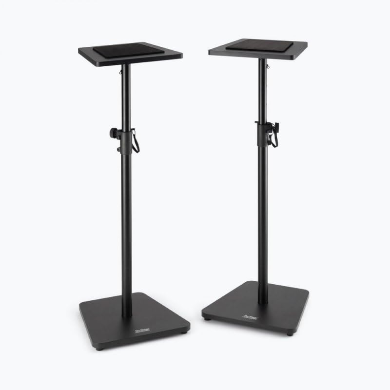 Alt View 4. On Stage Stands - On-Stage SMS7500B Wood Studio Monitor Stands (Black, Pair) - Black.