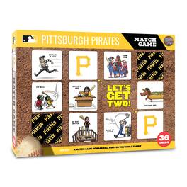 YouTheFan - Pittsburgh Pirates Licensed Memory Match Game - Multicolor