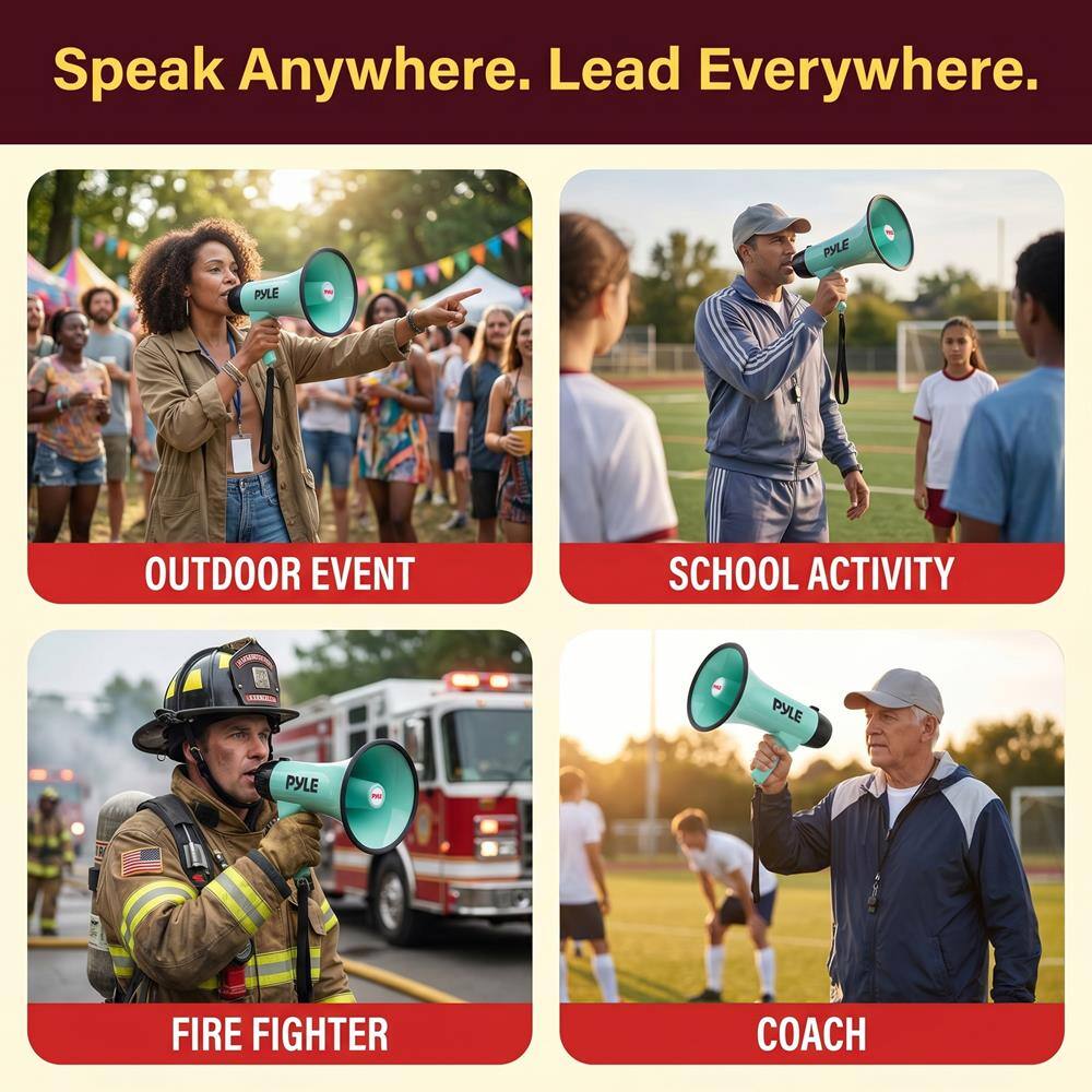 Speak Anywhere. Lead Everywhere.

OUTDOOR EVENT

SCHOOL ACTIVITY

FIRE FIGHTER

COACH