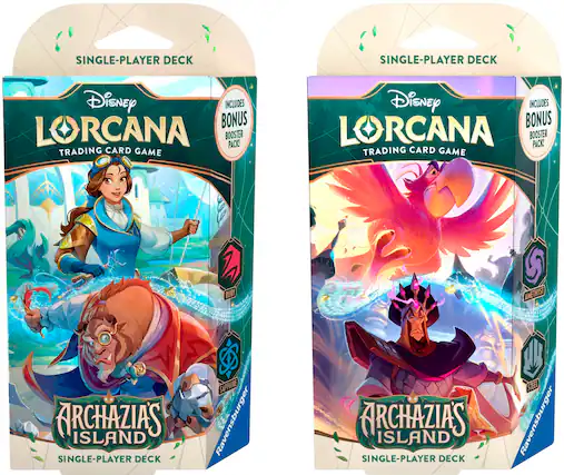SINGLE-PLAYER DECK Disney Lorcana Trading Card Game includes bonus Lorcana booster pack.