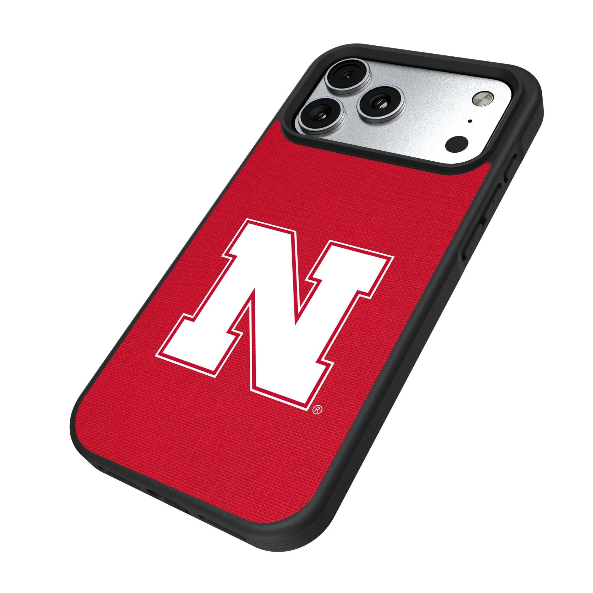 Alt View 1. Keyscaper - Nebraska Huskers iPhone Bump Case - 13 Pro Max - Multicolor.