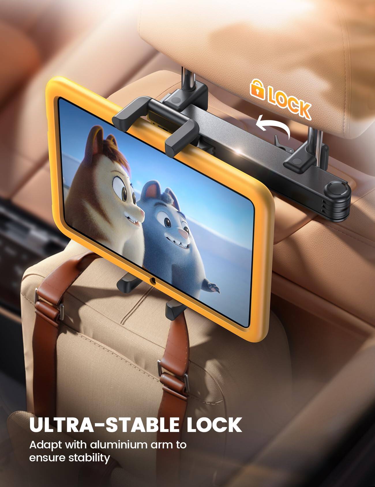 ULTRA-STABLE LOCK  
Adapt with aluminium arm to ensure stability