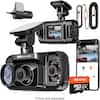 REXING 90 If LTS - 00:21:21 21 4-CH DASH CAMERA WIDE ANGLE LLTRA LENS Shooting - - o Becons 1080P CA CAMERA WIF GPS DASH C.. REXING 1 A2 V30 Micro S2 64 GB XC I U T Pas iPhone sold separately.