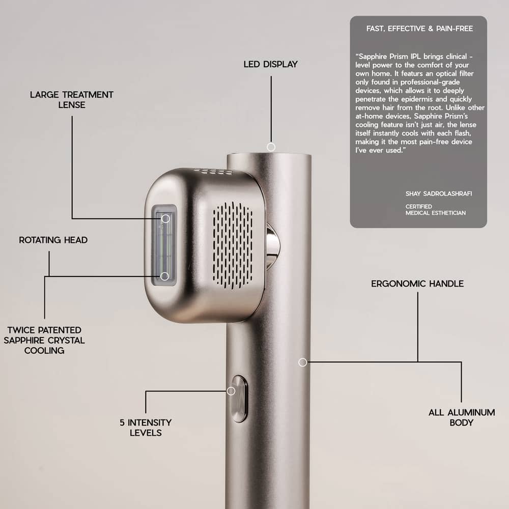 Wakse Sapphire Cooling IPL Hair Removal Machine Titanium - Best Buy