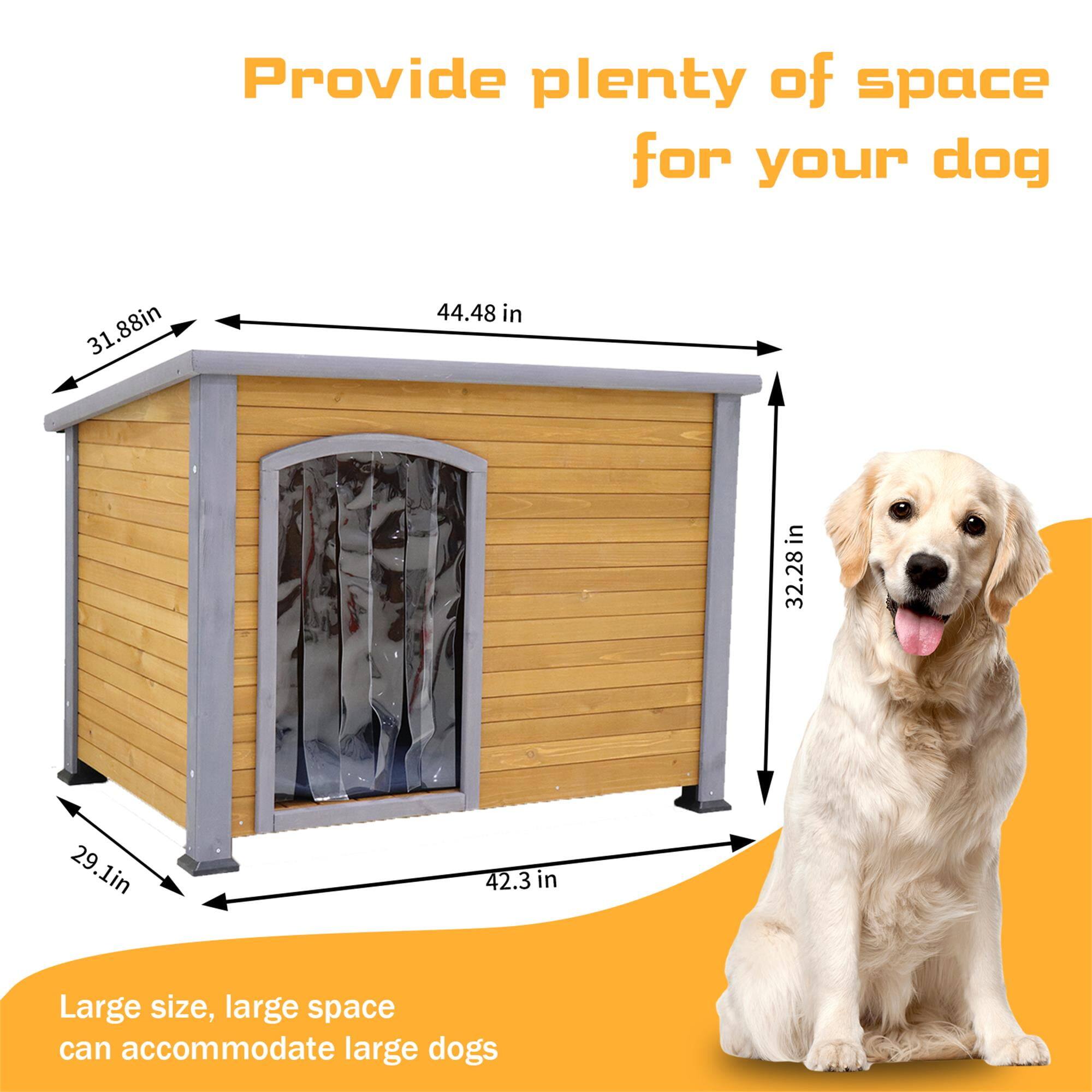 Provide plenty of space for your dog

Large size, large space can accommodate large dogs

- 31.88 in
- 44.48 in
- 32.28 in
- 29.1 in
- 42.3 in