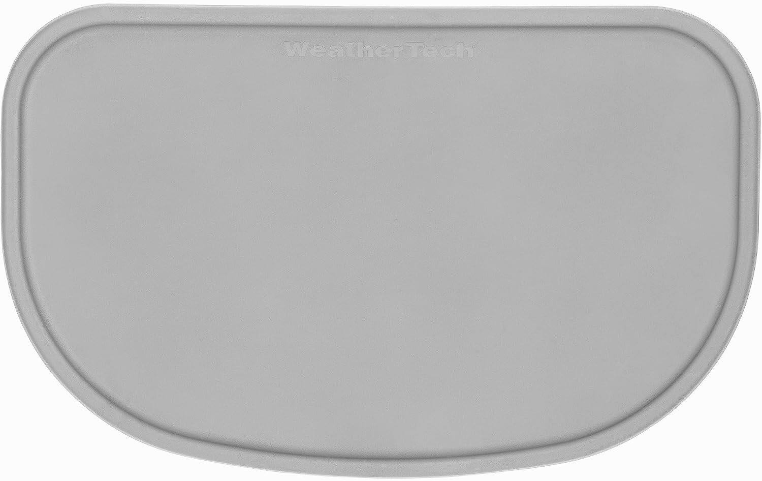 Front. WeatherTech - All-Purpose Mat | Premium Heavy Duty Multi-Use Floor Protection Mat – Universal Shape – 15" x 24" – Grey - Grey.