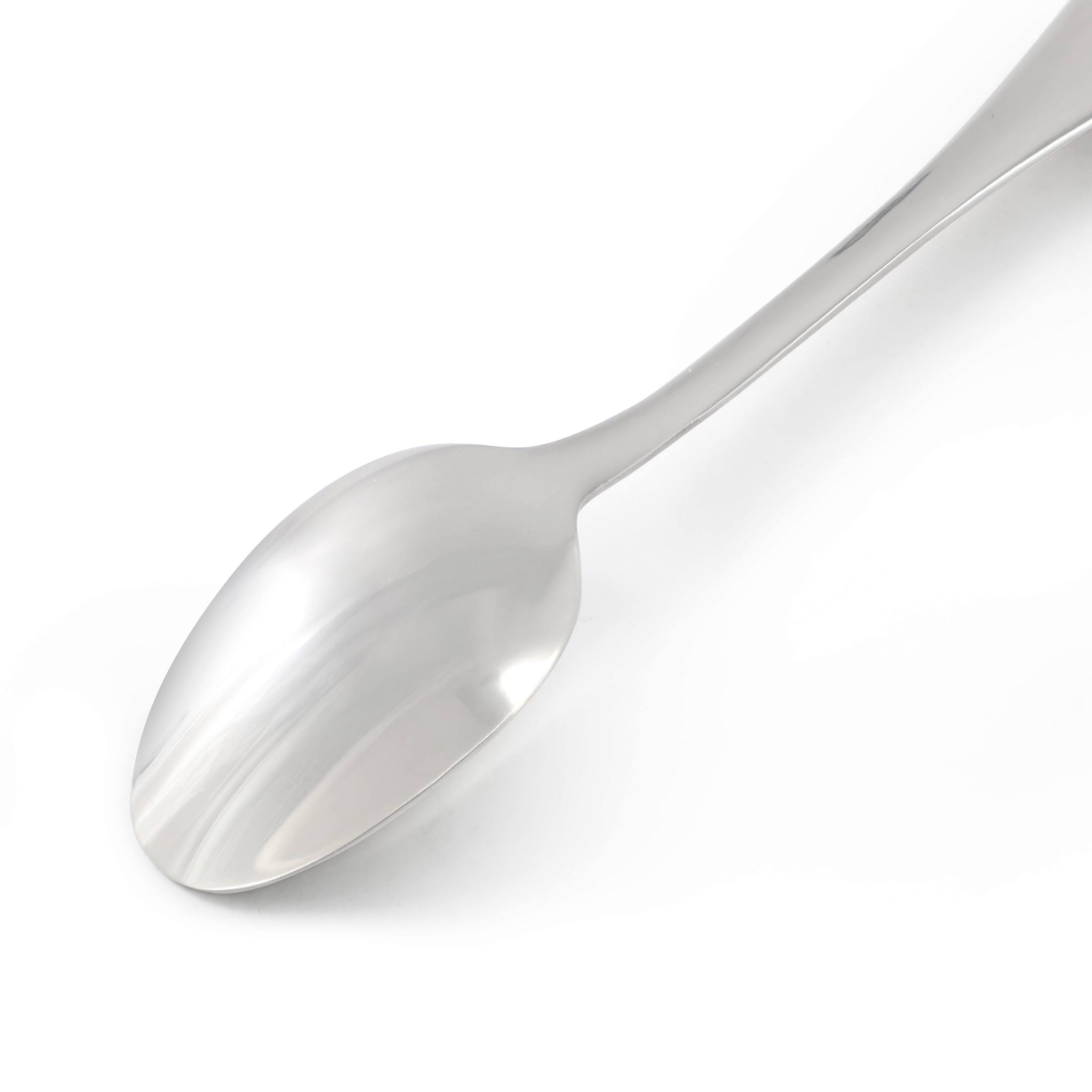 Back. Gibson - Gibson Home Manchester 4 Piece Stainless Steel Teaspoon Set - Silver.