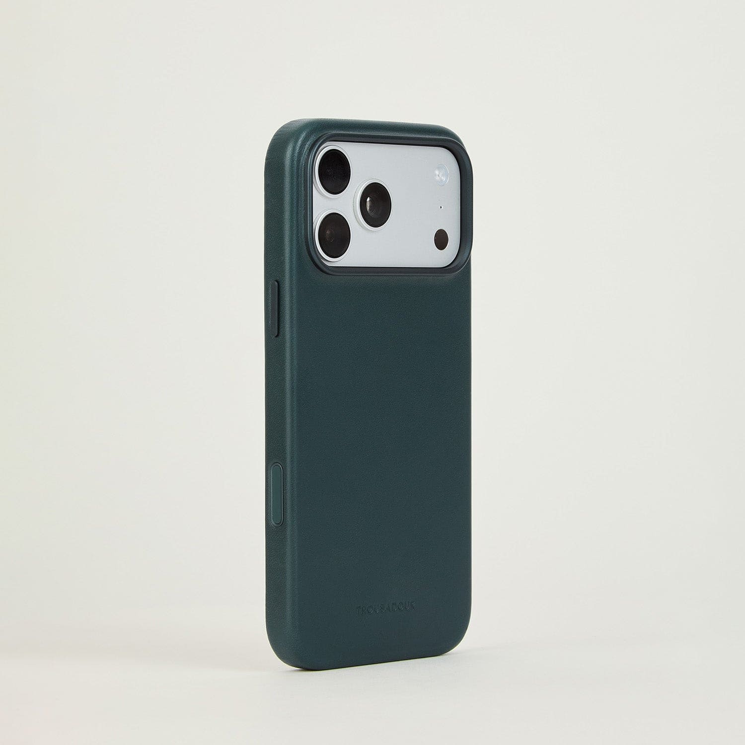 Troubadour - iPhone 18 Pro Max Leather Case - Obsidian Green
