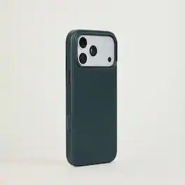 Troubadour - iPhone 18 Pro Max Leather Case - Obsidian Green
