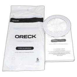 Oreck - 5 Pack Vacuum Bags – Part AK12405