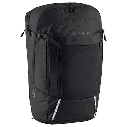 Front. VAUDE - Vaude Cycle 28 II Backpack/Bike Bag - Black - Black.