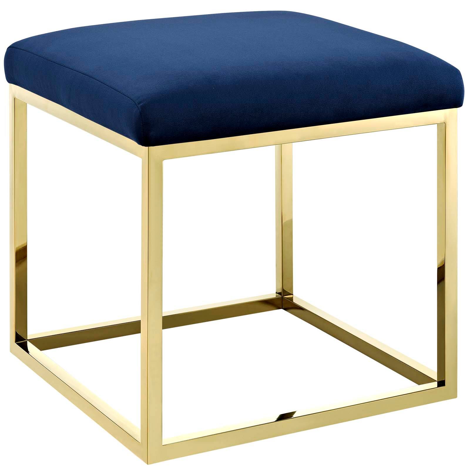 Angle. Modway - Anticipate Ottoman by Modway - EEI-2849-GLD-NAV.