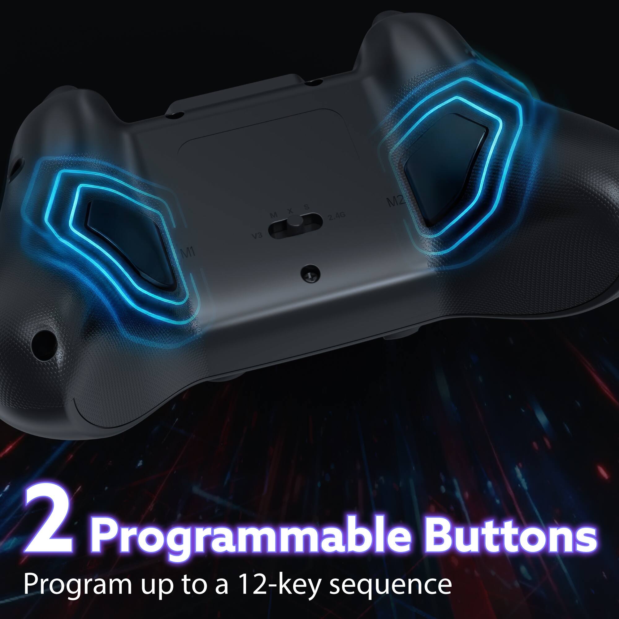 M1 M EV x 00 2.40 M2 2 Programmable Buttons Program up to a 12-key sequence