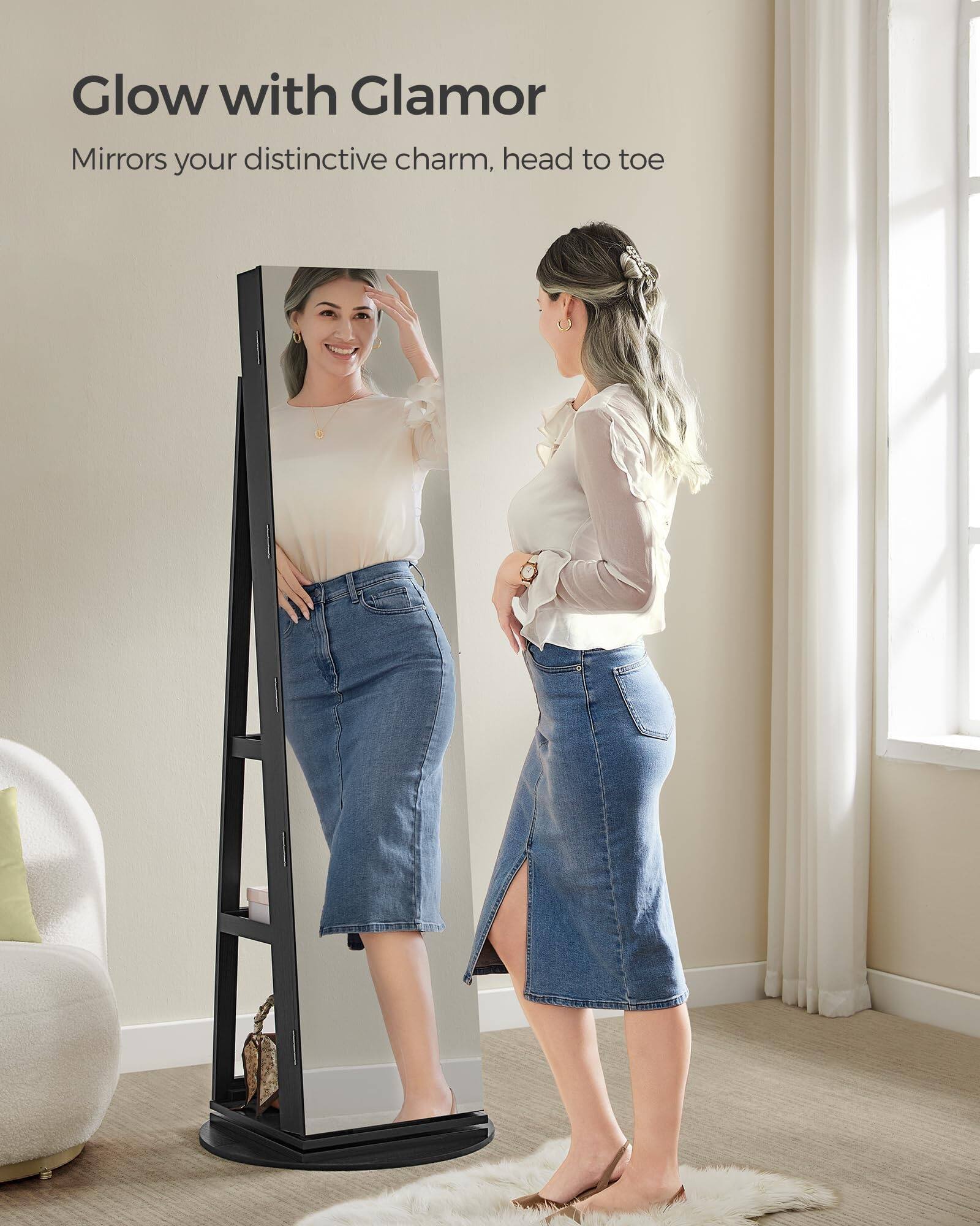 Glow with Glamor  
Mirrors your distinctive charm, head to toe