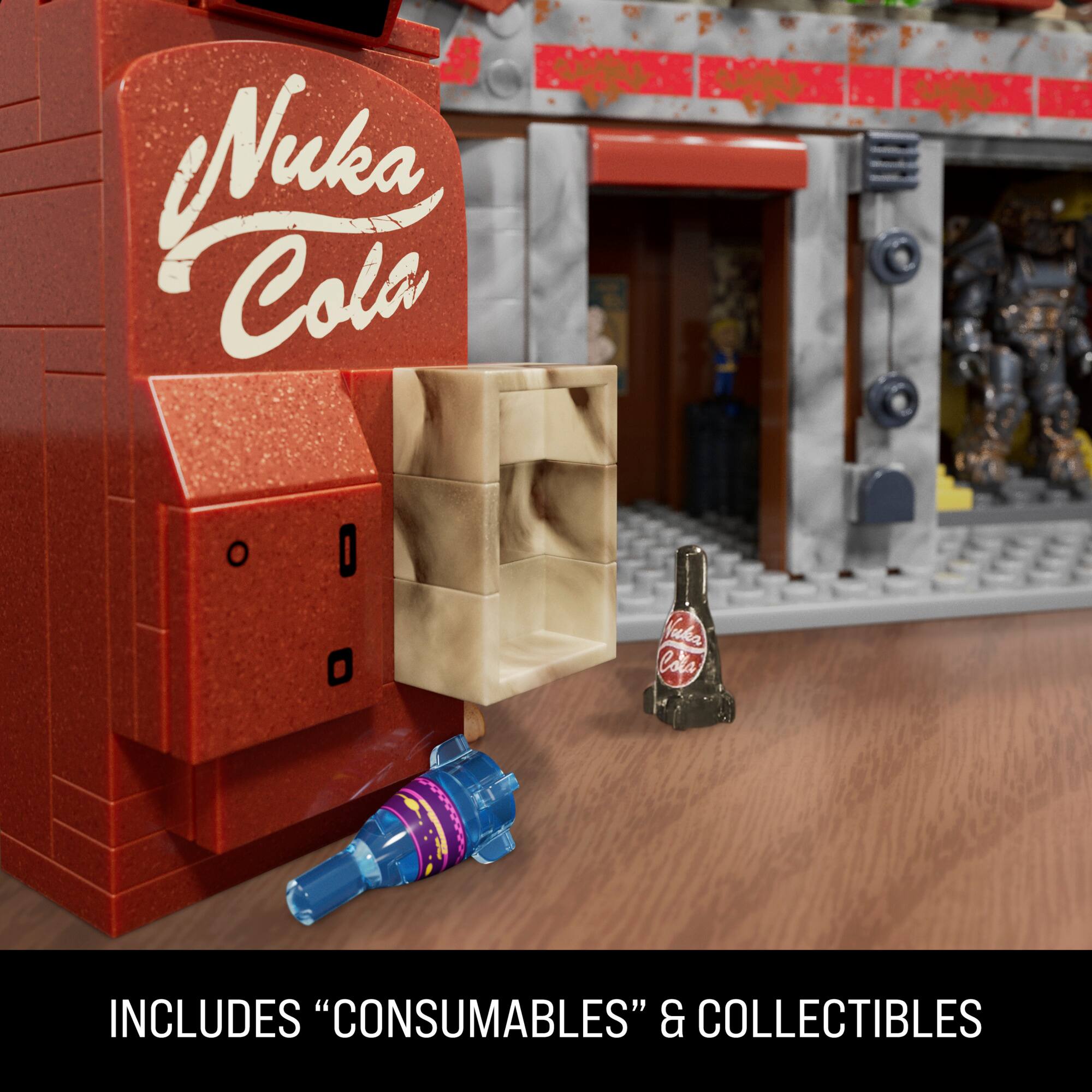 Nuka Cola

INCLUDES "CONSUMABLES" & COLLECTIBLES