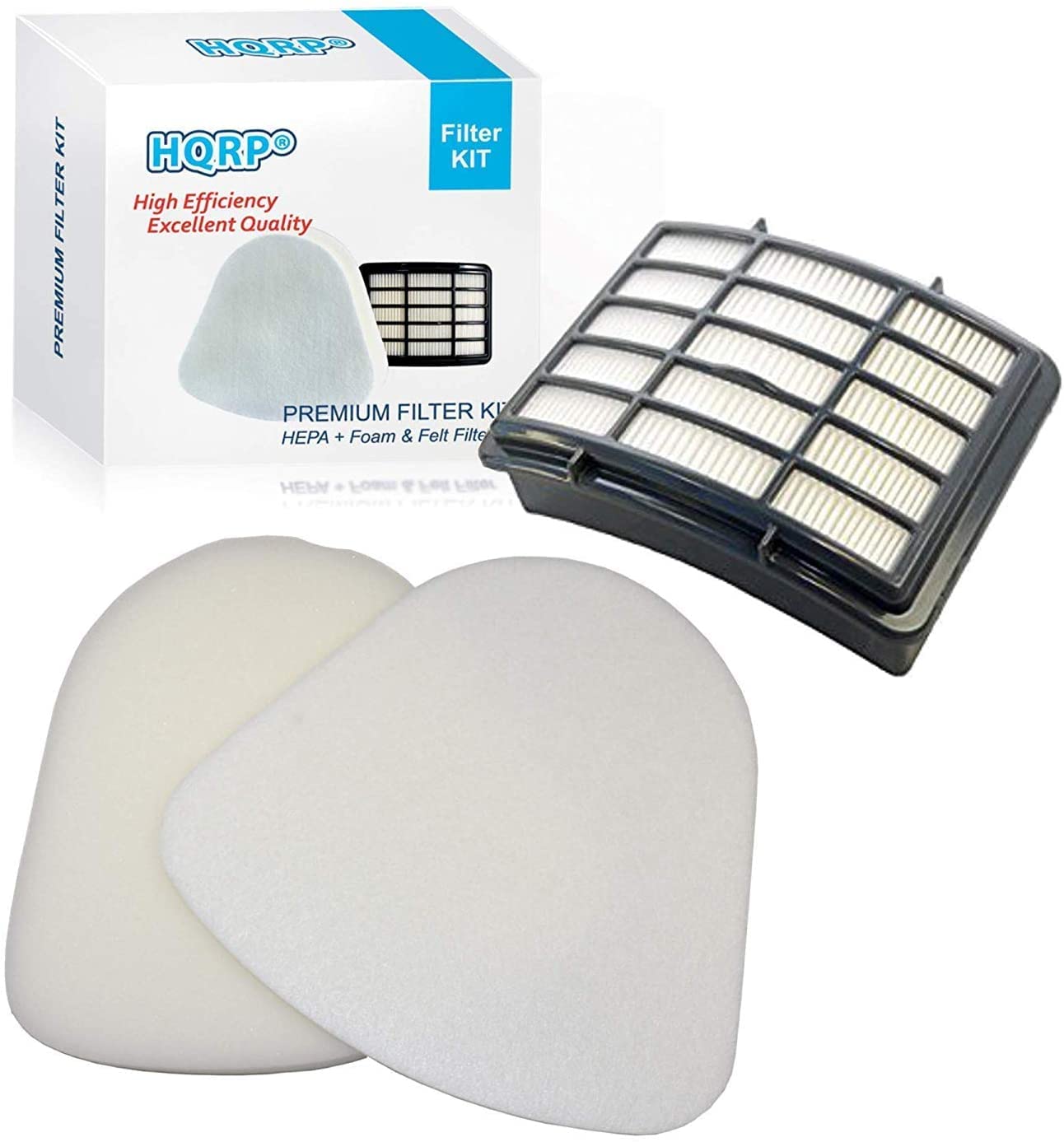 HQRPO Filter Kit  
High Efficiency Excellent Quality  
Premium Filter Kit  
HEPA + Foam & Felt Filter  
HEPA Foam