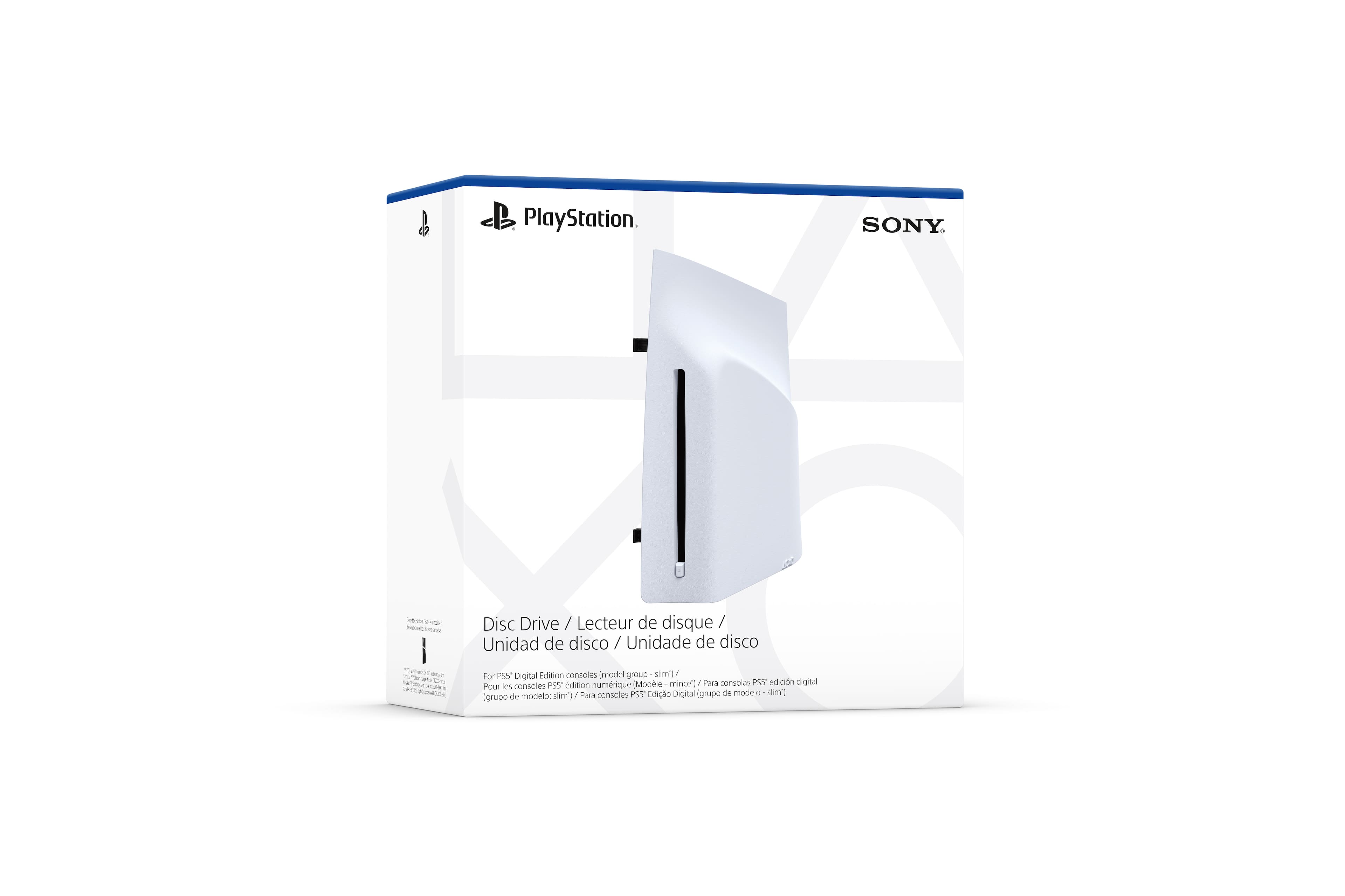 Alt View 13. Sony Interactive Entertainment - Disc Drive For PS5 Digital Edition Consoles (model group – slim) - White.