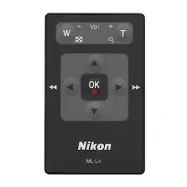 Nikon - ML-L4 Remote Control for COOLPIX S1000pj Camera - Black
