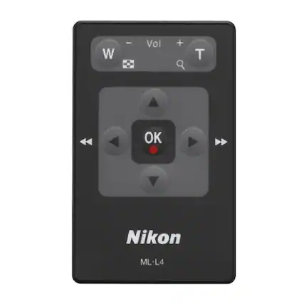 W - Vol + T OK Nikon ML-L4