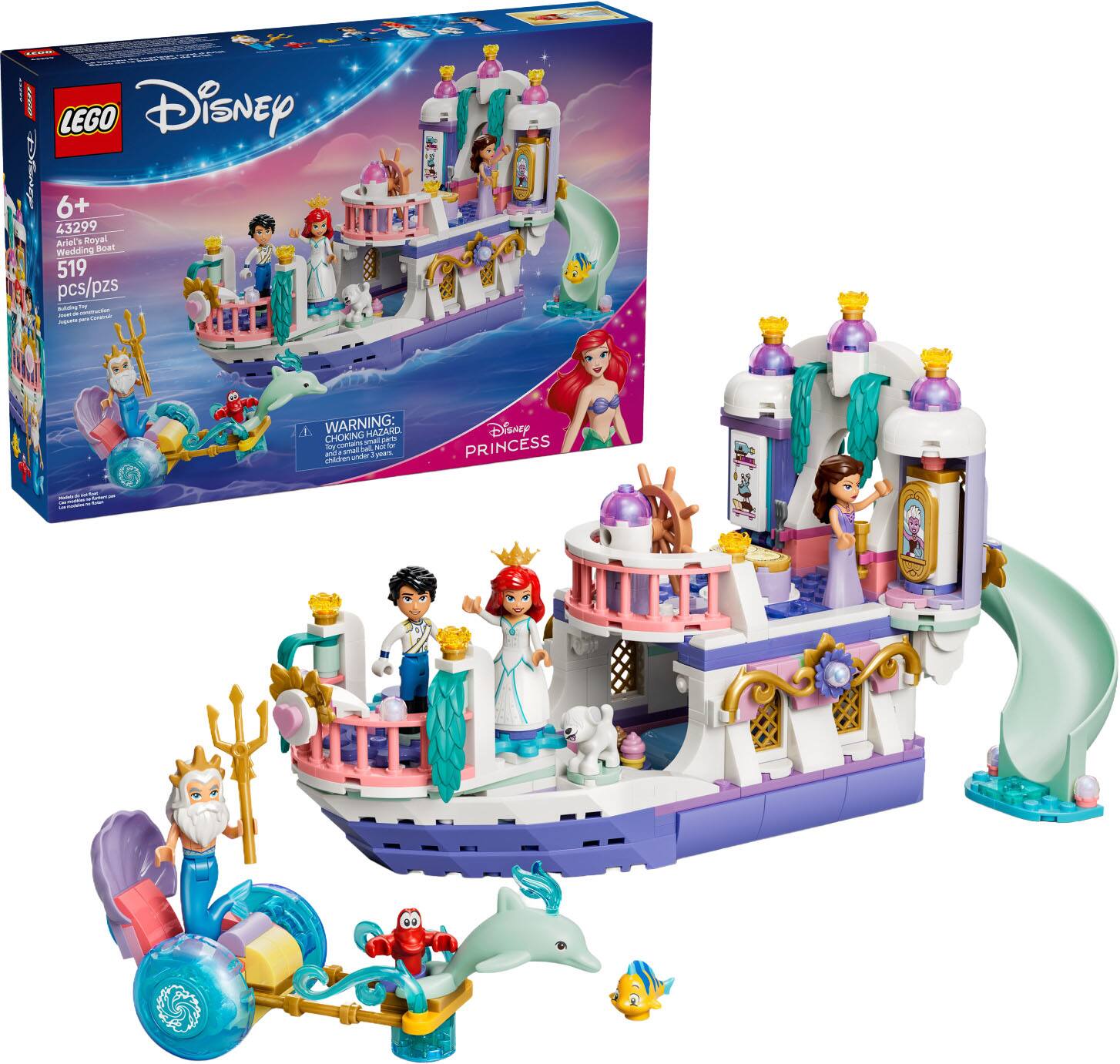 Disney Princess Ariel’s Royal Wedding Boat 43299