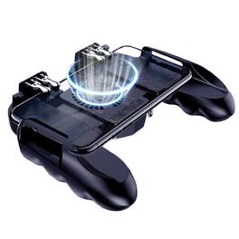Stock Preferred - PUBG Mobile Phone Game Controller with Cooling Fan - Black