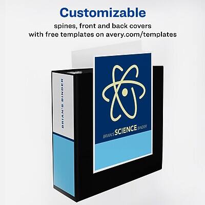 Customizable spines, front and back covers with free templates on avery.com/templates

BRIAN'S SCIENCE BINDER