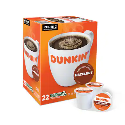 Alt View 11. Dunkin' Donuts - Dunkin' Hazelnut, Keurig Single Serve K-Cup Pods, Medium Roast Coffee, 22 Count.