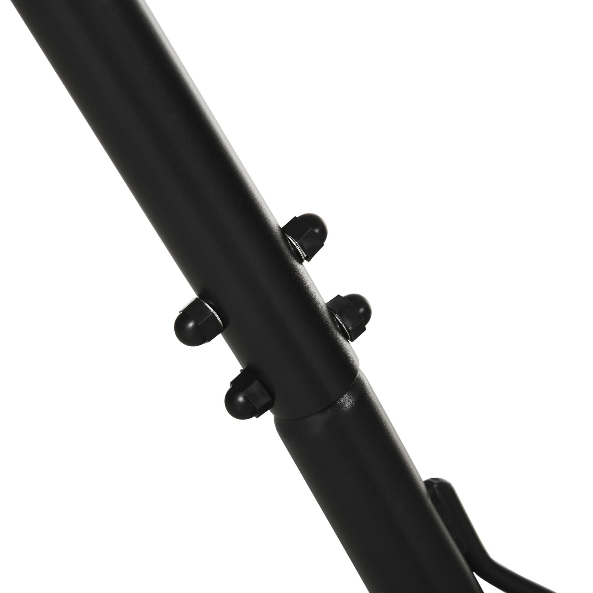 Alt View 7. Outsunny - Universal Hammock Stand 10-13ft Adjustable Steel Stand Space-Saving and Portable Carrying for Indoor and Outdoor Use - Black.