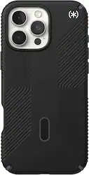 Speck - Presidio2 Grip ClickLock Case with MagSafe for Apple iPhone 16 Pro - Black - Front_Zoom