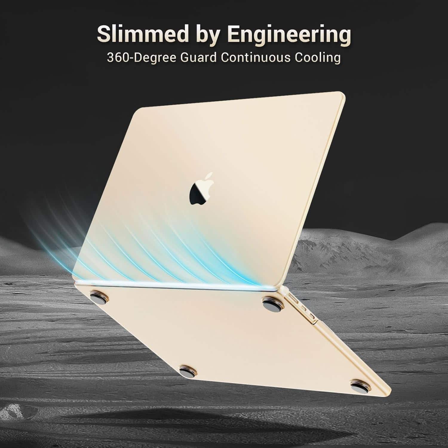 mosiso Case for MacBook Air 13 inch M5 A3449 M4 A3240 M3 A3113 M2