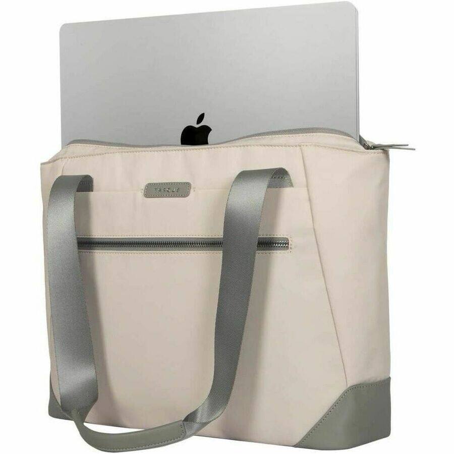 Alt View 5. Targus - Targus Avila TBA00113GL Carrying Case (Tote) for 15" to 16" Notebook - French Oak - Water Resistant - Vegan Leather - French Oak.