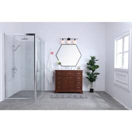 Living District - Collier 3 light Wall sconce - Black And Frosted White Glass