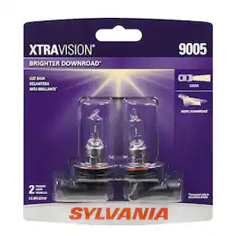 Sylvania - 9005 XtraVision Halogen Headlight Bulb - High-Performance Car Headlight - Halogen Light with No Glare - For Automotive