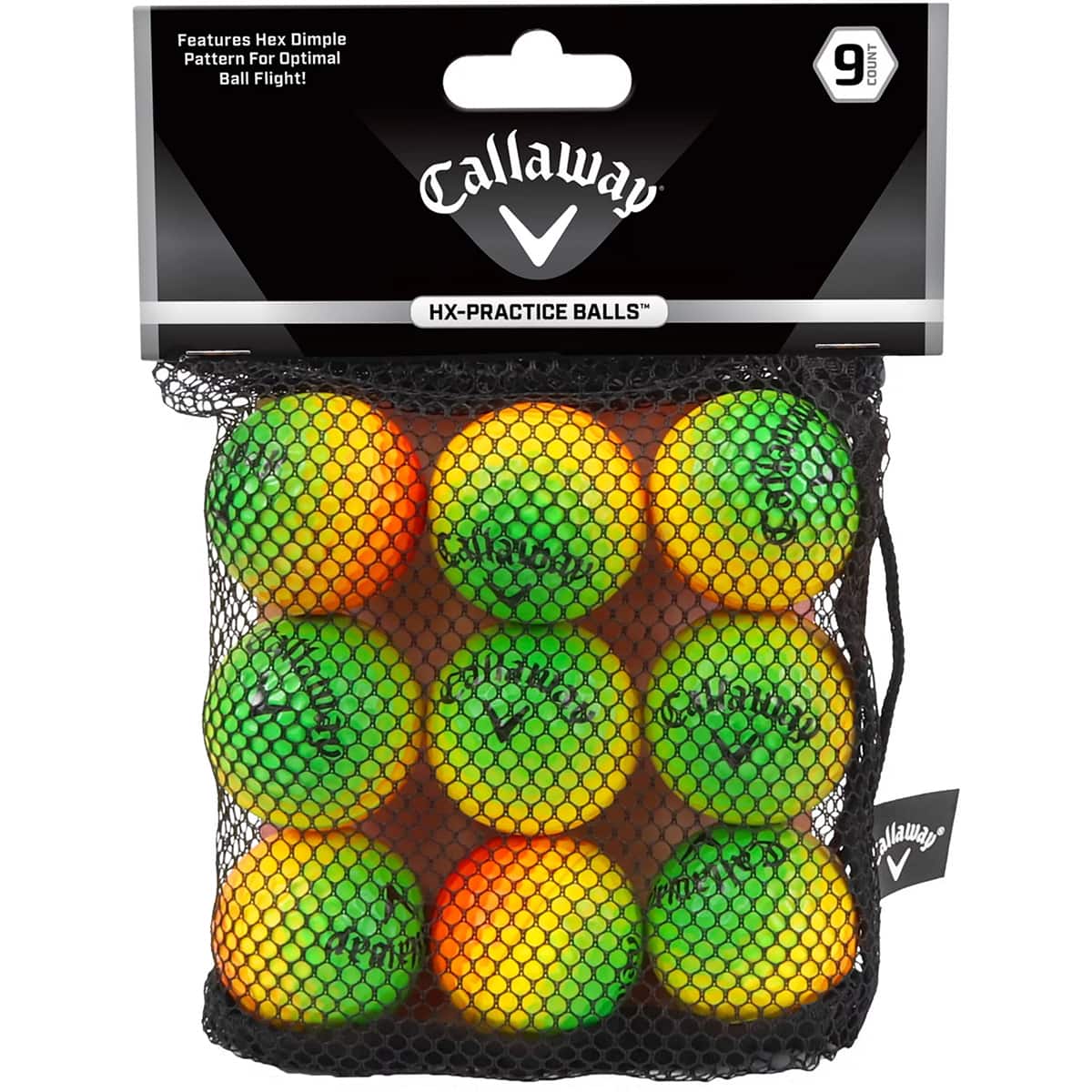 Callaway - HX Soft Flight Practice Golf Balls - 9-Pack - Multicolor