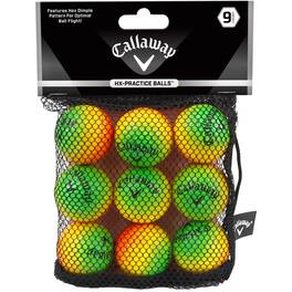Callaway - HX Soft Flight Practice Golf Balls - 9-Pack - Multicolor