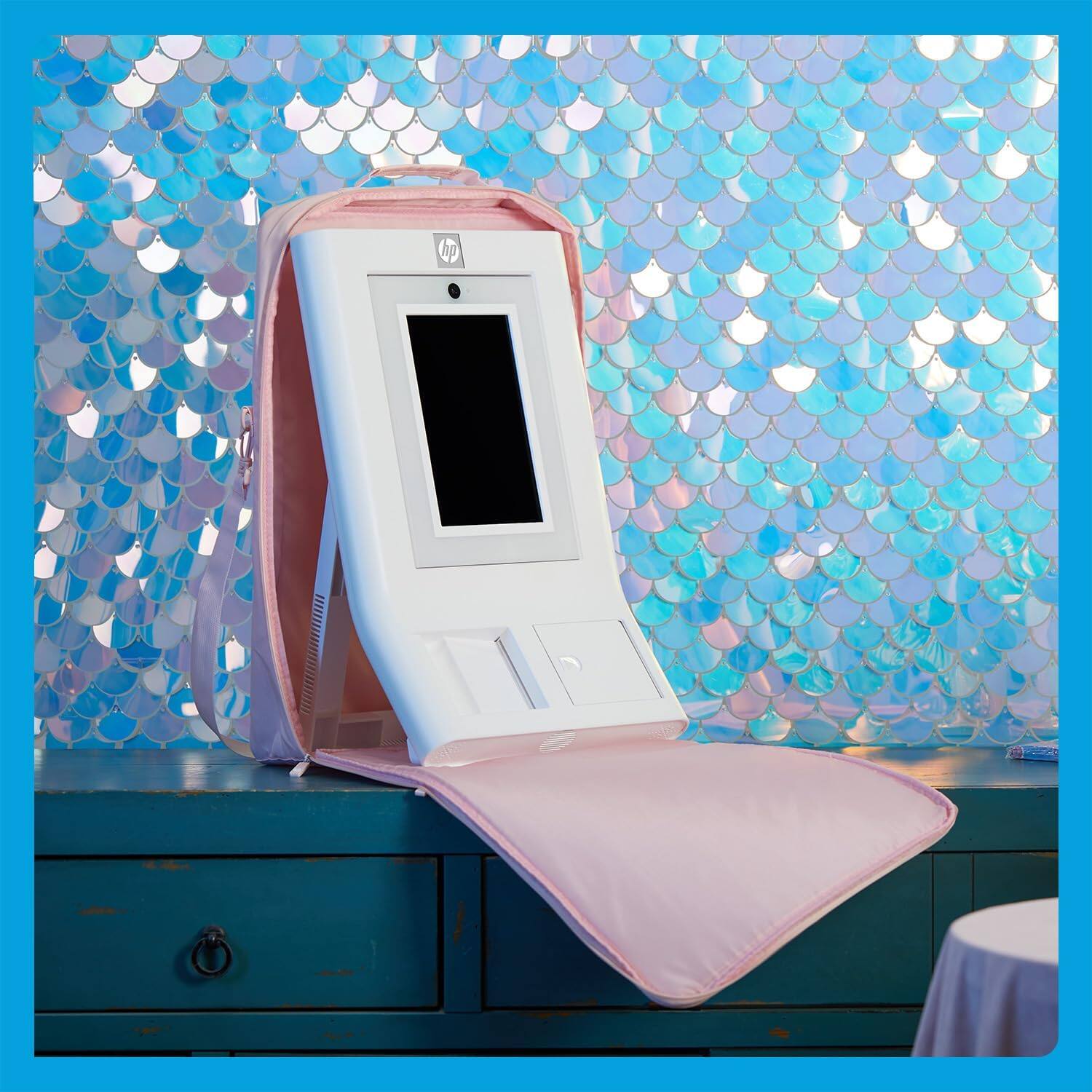 Alt View 1. HP - Sprocket Photobooth Carrying Case with Removable Shoulder Strap, Padded Case w/ Removable Strap & Front Zipped Pocket.