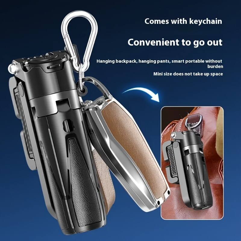 Comes with keychain  
Convenient to go out  
Hanging backpack, hanging pants, smart portable without burden  
Mini size does not take up space