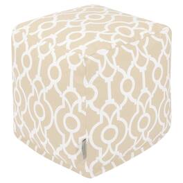 Majestic Home - Cube Pouf Athens Sand - Beige