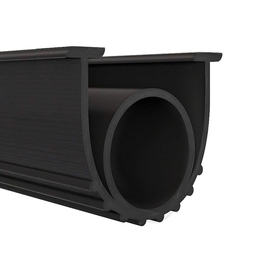 Front. Wellco - 20Ft Type B Rubber Garage Door Seal Durable Rubber Weatherstripping Suitable For Underground Garages And Bunkers.