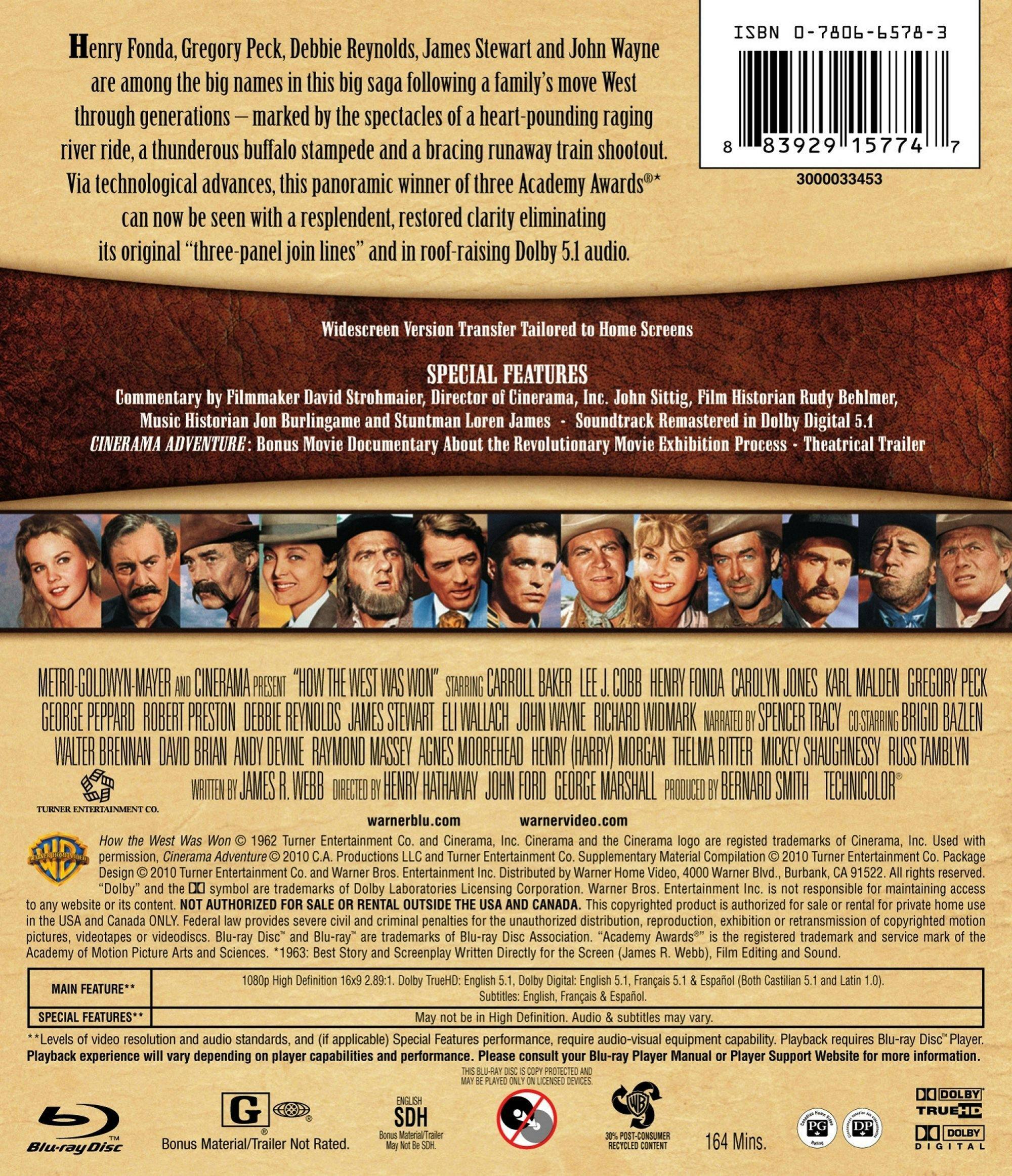 Angle. How the West Was Won (Blu-ray Special Edition) [Blu-ray].