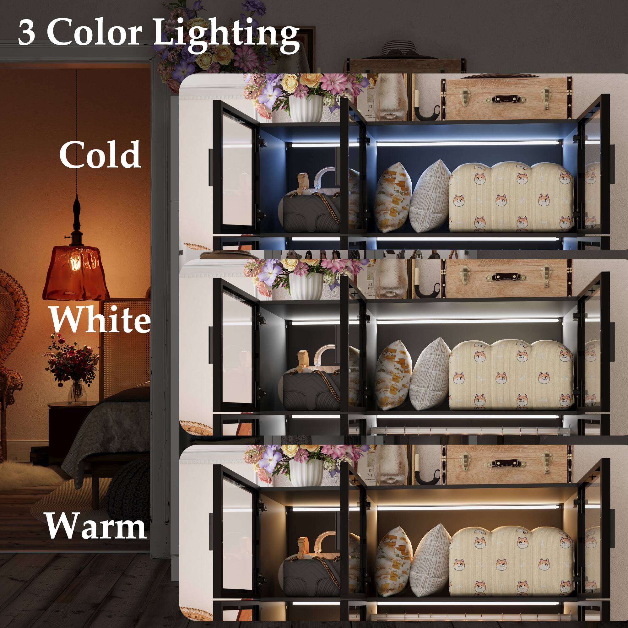 3 Color Lighting

Cold
White
Warm