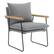 Angle. OSP Home Furnishings - Dutton Armchair - Charcoal.