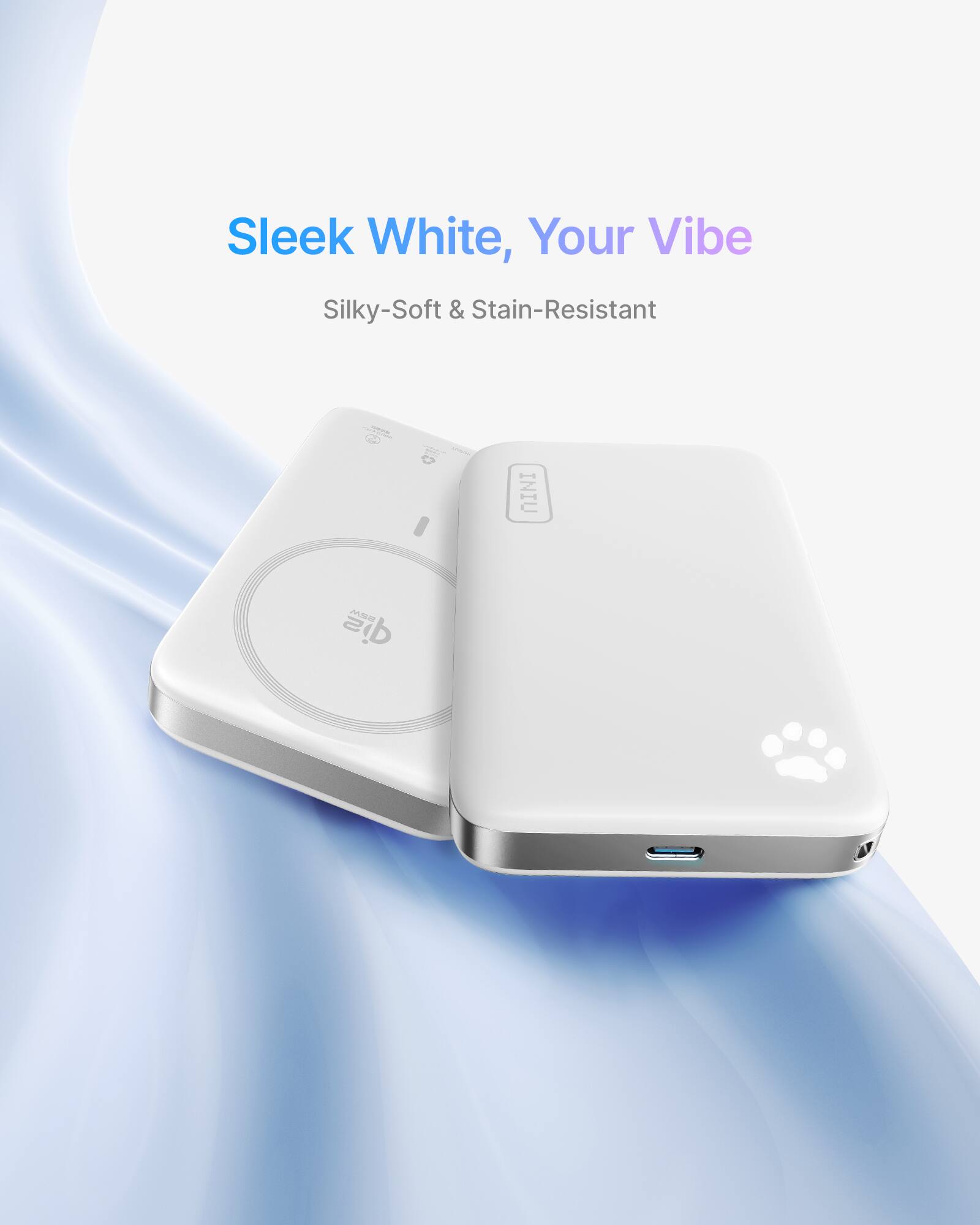 Sleek White, Your Vibe  
Silky-Soft & Stain-Resistant