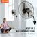 VEVOR TOUGH TOOLS, HALF PRICE, VEVOR, A SET OF 2 WALL-MOUNTED FANS, Large Space, Doubly Cool