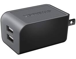 OtterBox - 4.8A Dual Universal Wall Charger | Color: Black - Black