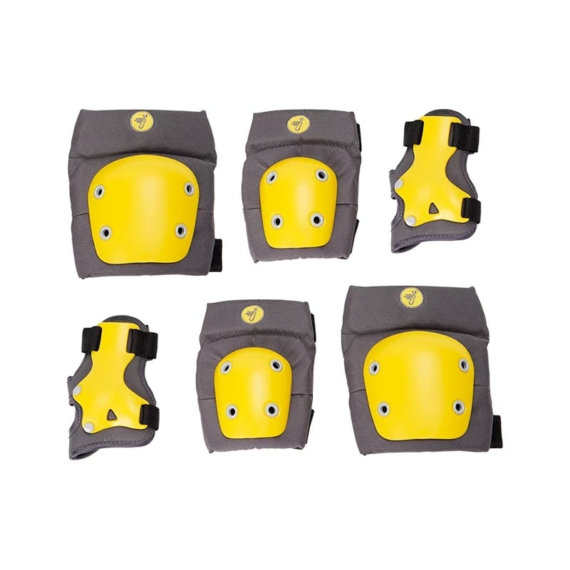Segway - Protective Gear Set, S, Streamlined Shell, Adjustable Fit, Easy to Wear, Hard Exterior, Soft Interior - Yellow